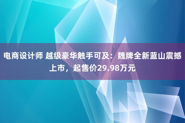 电商设计师 越级豪华触手可及：魏牌全新蓝山震撼上市，起售价29.98万元